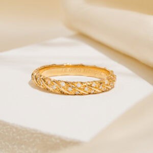 Anillo Diamond Waves