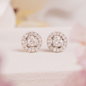 Aretes Celestial Jacket con diamantes en oro de 18K – Casa Gracia