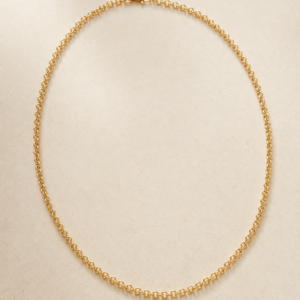 Cadena Rolo en oro amarillo de 18K