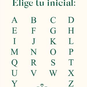 Dije Inicial Personalizada